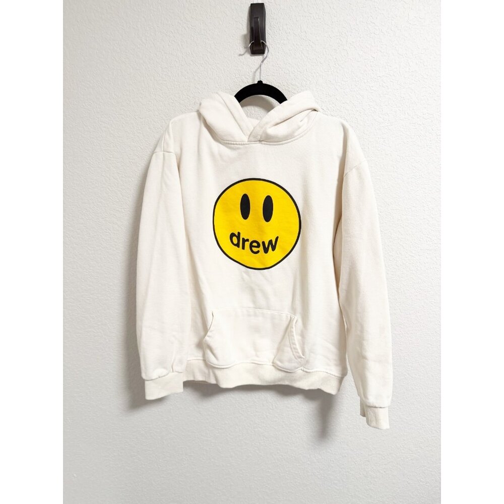 Drew House‎ Mascot Hoodie Pullover Long Sleeve Fleece Crew Neck White Size 2XL